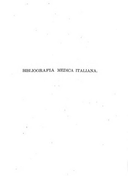 Annuario bibliografico italiano delle scienze mediche e affini