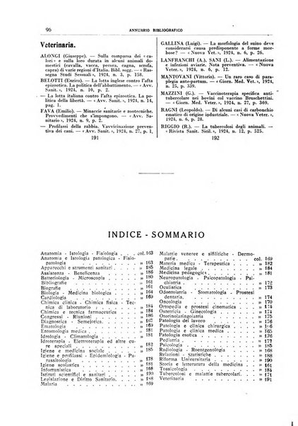 Annuario bibliografico italiano delle scienze mediche e affini