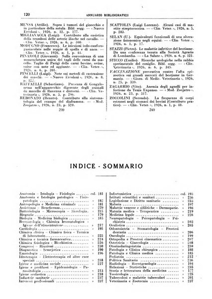 Annuario bibliografico italiano delle scienze mediche e affini