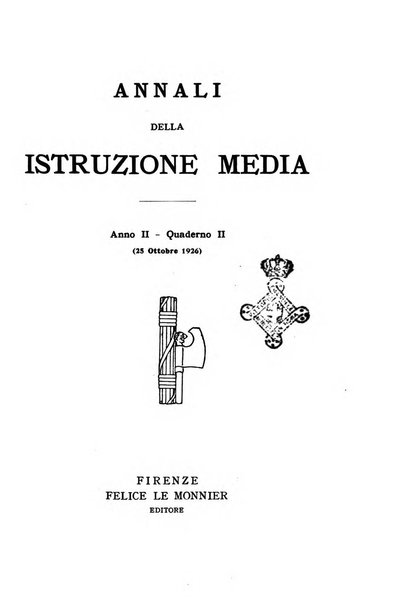 Annali della istruzione media