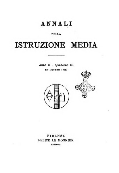 Annali della istruzione media