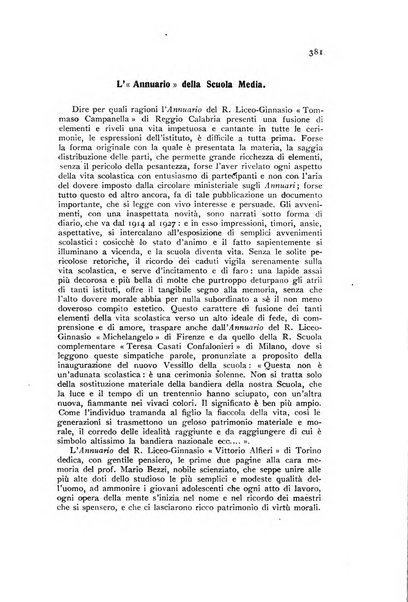 Annali della istruzione media