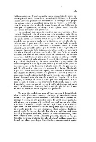 Annali della istruzione media