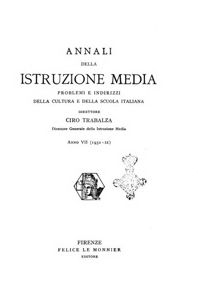 Annali della istruzione media