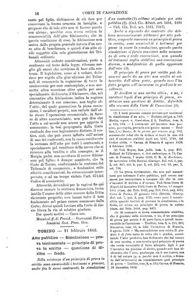 Annali della giurisprudenza italiana raccolta generale delle decisioni delle Corti di cassazione e d'appello in materia civile, criminale, commerciale, di diritto pubblico e amministrativo, e di procedura civile e penale