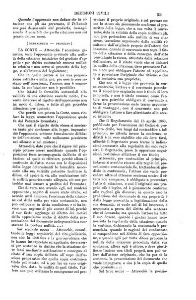 Annali della giurisprudenza italiana raccolta generale delle decisioni delle Corti di cassazione e d'appello in materia civile, criminale, commerciale, di diritto pubblico e amministrativo, e di procedura civile e penale