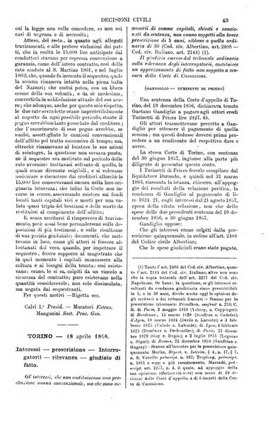 Annali della giurisprudenza italiana raccolta generale delle decisioni delle Corti di cassazione e d'appello in materia civile, criminale, commerciale, di diritto pubblico e amministrativo, e di procedura civile e penale