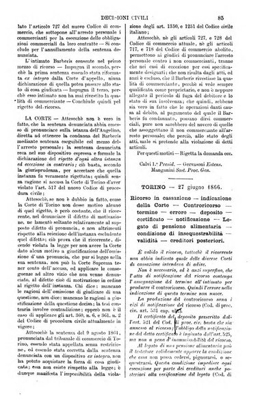 Annali della giurisprudenza italiana raccolta generale delle decisioni delle Corti di cassazione e d'appello in materia civile, criminale, commerciale, di diritto pubblico e amministrativo, e di procedura civile e penale