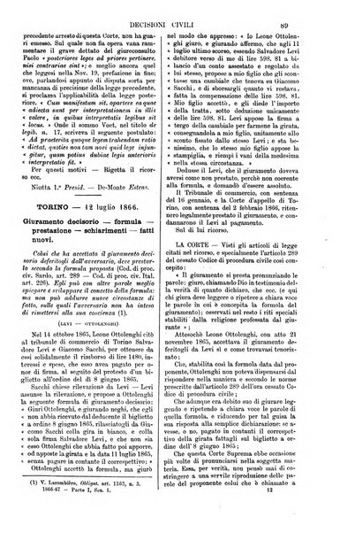 Annali della giurisprudenza italiana raccolta generale delle decisioni delle Corti di cassazione e d'appello in materia civile, criminale, commerciale, di diritto pubblico e amministrativo, e di procedura civile e penale