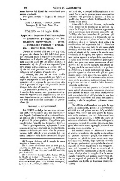 Annali della giurisprudenza italiana raccolta generale delle decisioni delle Corti di cassazione e d'appello in materia civile, criminale, commerciale, di diritto pubblico e amministrativo, e di procedura civile e penale