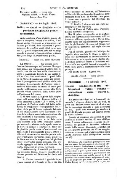 Annali della giurisprudenza italiana raccolta generale delle decisioni delle Corti di cassazione e d'appello in materia civile, criminale, commerciale, di diritto pubblico e amministrativo, e di procedura civile e penale