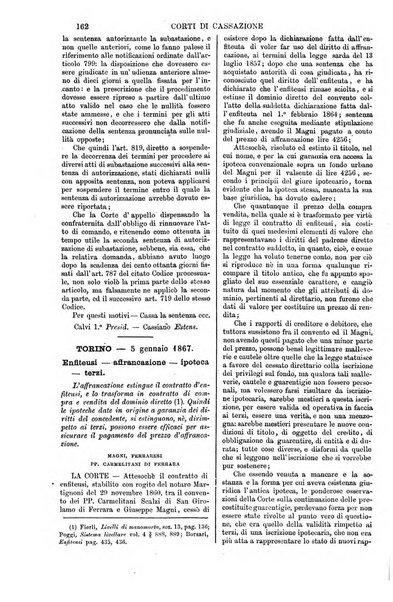 Annali della giurisprudenza italiana raccolta generale delle decisioni delle Corti di cassazione e d'appello in materia civile, criminale, commerciale, di diritto pubblico e amministrativo, e di procedura civile e penale