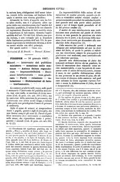 Annali della giurisprudenza italiana raccolta generale delle decisioni delle Corti di cassazione e d'appello in materia civile, criminale, commerciale, di diritto pubblico e amministrativo, e di procedura civile e penale