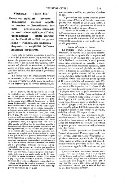 Annali della giurisprudenza italiana raccolta generale delle decisioni delle Corti di cassazione e d'appello in materia civile, criminale, commerciale, di diritto pubblico e amministrativo, e di procedura civile e penale