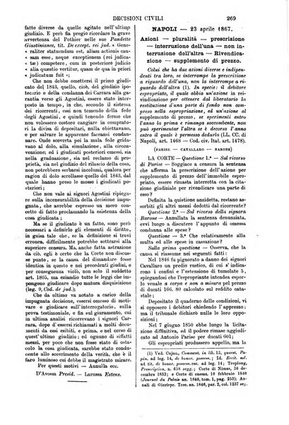 Annali della giurisprudenza italiana raccolta generale delle decisioni delle Corti di cassazione e d'appello in materia civile, criminale, commerciale, di diritto pubblico e amministrativo, e di procedura civile e penale