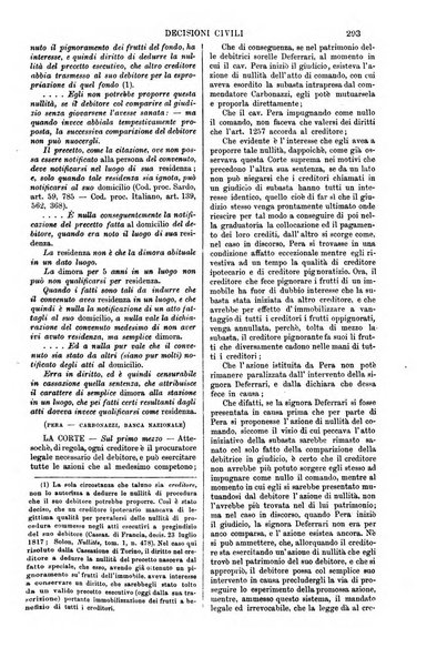 Annali della giurisprudenza italiana raccolta generale delle decisioni delle Corti di cassazione e d'appello in materia civile, criminale, commerciale, di diritto pubblico e amministrativo, e di procedura civile e penale