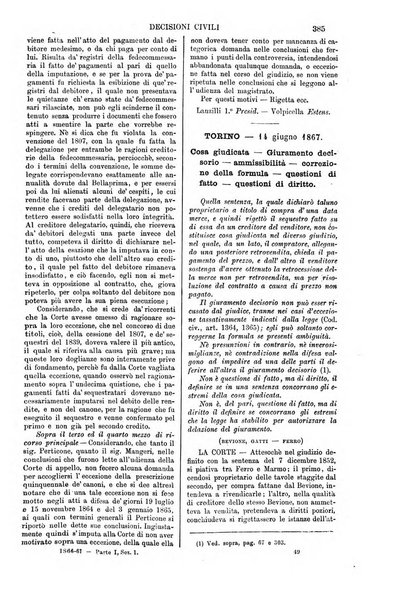 Annali della giurisprudenza italiana raccolta generale delle decisioni delle Corti di cassazione e d'appello in materia civile, criminale, commerciale, di diritto pubblico e amministrativo, e di procedura civile e penale