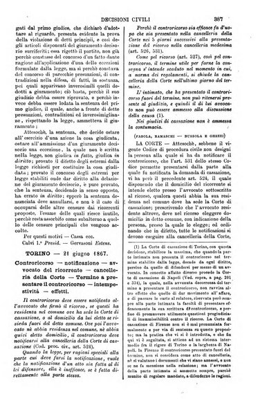 Annali della giurisprudenza italiana raccolta generale delle decisioni delle Corti di cassazione e d'appello in materia civile, criminale, commerciale, di diritto pubblico e amministrativo, e di procedura civile e penale