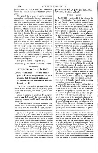 Annali della giurisprudenza italiana raccolta generale delle decisioni delle Corti di cassazione e d'appello in materia civile, criminale, commerciale, di diritto pubblico e amministrativo, e di procedura civile e penale