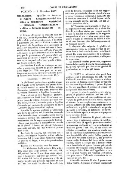 Annali della giurisprudenza italiana raccolta generale delle decisioni delle Corti di cassazione e d'appello in materia civile, criminale, commerciale, di diritto pubblico e amministrativo, e di procedura civile e penale