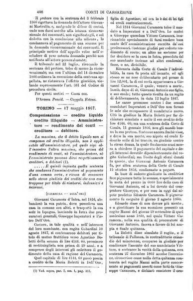 Annali della giurisprudenza italiana raccolta generale delle decisioni delle Corti di cassazione e d'appello in materia civile, criminale, commerciale, di diritto pubblico e amministrativo, e di procedura civile e penale