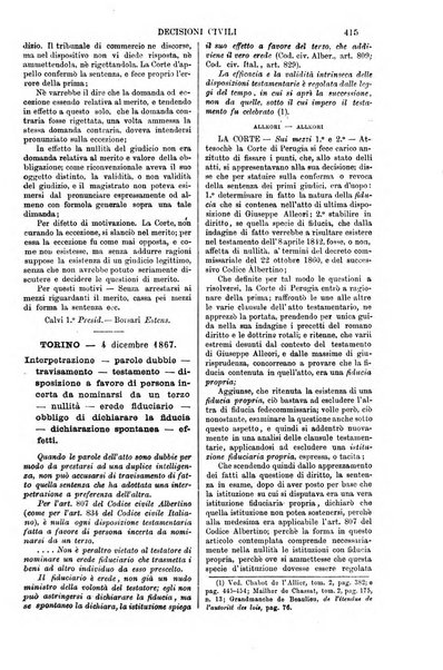 Annali della giurisprudenza italiana raccolta generale delle decisioni delle Corti di cassazione e d'appello in materia civile, criminale, commerciale, di diritto pubblico e amministrativo, e di procedura civile e penale