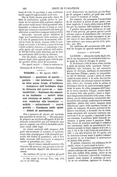 Annali della giurisprudenza italiana raccolta generale delle decisioni delle Corti di cassazione e d'appello in materia civile, criminale, commerciale, di diritto pubblico e amministrativo, e di procedura civile e penale