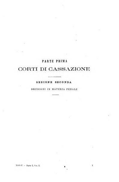 Annali della giurisprudenza italiana raccolta generale delle decisioni delle Corti di cassazione e d'appello in materia civile, criminale, commerciale, di diritto pubblico e amministrativo, e di procedura civile e penale