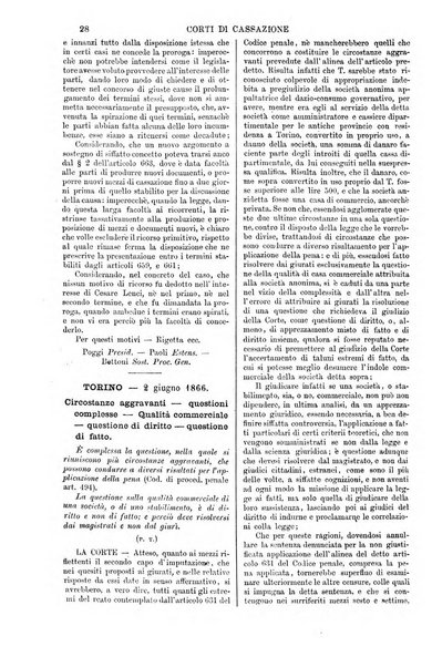 Annali della giurisprudenza italiana raccolta generale delle decisioni delle Corti di cassazione e d'appello in materia civile, criminale, commerciale, di diritto pubblico e amministrativo, e di procedura civile e penale