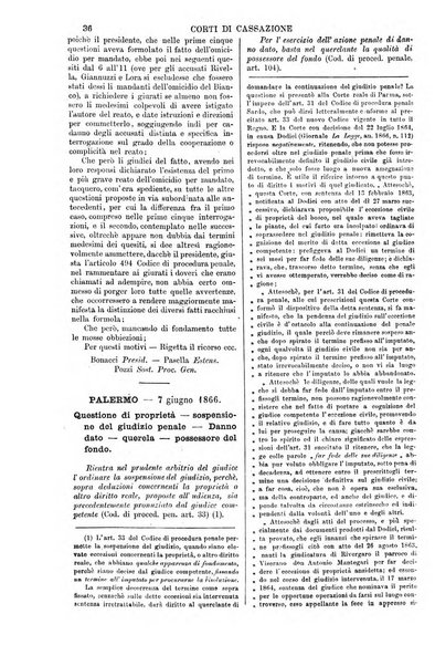 Annali della giurisprudenza italiana raccolta generale delle decisioni delle Corti di cassazione e d'appello in materia civile, criminale, commerciale, di diritto pubblico e amministrativo, e di procedura civile e penale