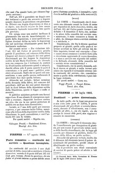 Annali della giurisprudenza italiana raccolta generale delle decisioni delle Corti di cassazione e d'appello in materia civile, criminale, commerciale, di diritto pubblico e amministrativo, e di procedura civile e penale