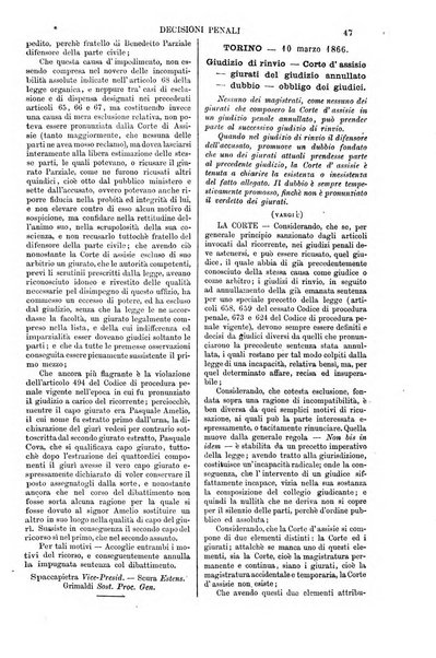 Annali della giurisprudenza italiana raccolta generale delle decisioni delle Corti di cassazione e d'appello in materia civile, criminale, commerciale, di diritto pubblico e amministrativo, e di procedura civile e penale