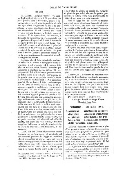 Annali della giurisprudenza italiana raccolta generale delle decisioni delle Corti di cassazione e d'appello in materia civile, criminale, commerciale, di diritto pubblico e amministrativo, e di procedura civile e penale