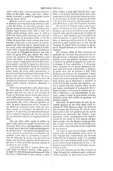 Annali della giurisprudenza italiana raccolta generale delle decisioni delle Corti di cassazione e d'appello in materia civile, criminale, commerciale, di diritto pubblico e amministrativo, e di procedura civile e penale