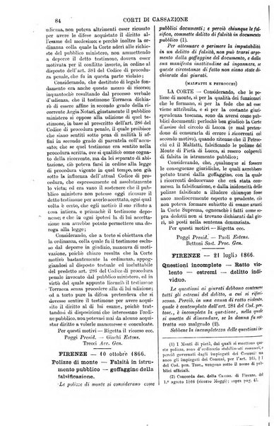 Annali della giurisprudenza italiana raccolta generale delle decisioni delle Corti di cassazione e d'appello in materia civile, criminale, commerciale, di diritto pubblico e amministrativo, e di procedura civile e penale