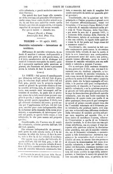 Annali della giurisprudenza italiana raccolta generale delle decisioni delle Corti di cassazione e d'appello in materia civile, criminale, commerciale, di diritto pubblico e amministrativo, e di procedura civile e penale