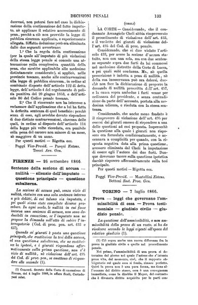 Annali della giurisprudenza italiana raccolta generale delle decisioni delle Corti di cassazione e d'appello in materia civile, criminale, commerciale, di diritto pubblico e amministrativo, e di procedura civile e penale