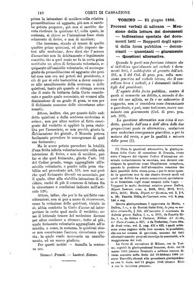 Annali della giurisprudenza italiana raccolta generale delle decisioni delle Corti di cassazione e d'appello in materia civile, criminale, commerciale, di diritto pubblico e amministrativo, e di procedura civile e penale