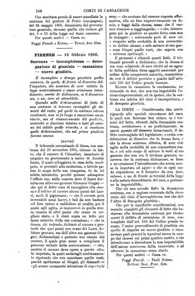 Annali della giurisprudenza italiana raccolta generale delle decisioni delle Corti di cassazione e d'appello in materia civile, criminale, commerciale, di diritto pubblico e amministrativo, e di procedura civile e penale