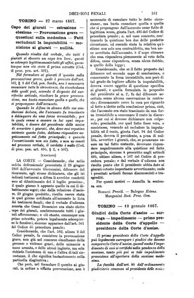 Annali della giurisprudenza italiana raccolta generale delle decisioni delle Corti di cassazione e d'appello in materia civile, criminale, commerciale, di diritto pubblico e amministrativo, e di procedura civile e penale