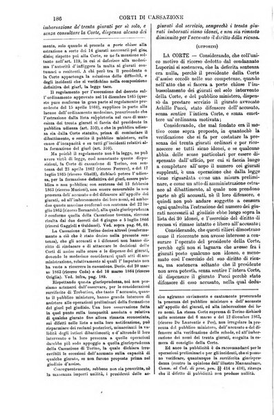 Annali della giurisprudenza italiana raccolta generale delle decisioni delle Corti di cassazione e d'appello in materia civile, criminale, commerciale, di diritto pubblico e amministrativo, e di procedura civile e penale