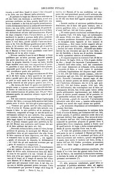 Annali della giurisprudenza italiana raccolta generale delle decisioni delle Corti di cassazione e d'appello in materia civile, criminale, commerciale, di diritto pubblico e amministrativo, e di procedura civile e penale