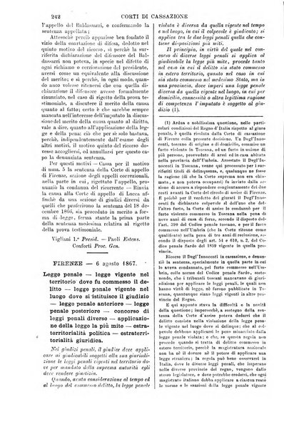 Annali della giurisprudenza italiana raccolta generale delle decisioni delle Corti di cassazione e d'appello in materia civile, criminale, commerciale, di diritto pubblico e amministrativo, e di procedura civile e penale