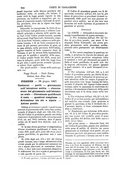 Annali della giurisprudenza italiana raccolta generale delle decisioni delle Corti di cassazione e d'appello in materia civile, criminale, commerciale, di diritto pubblico e amministrativo, e di procedura civile e penale