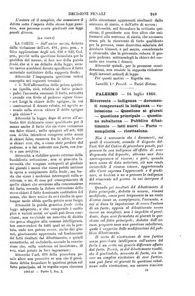 Annali della giurisprudenza italiana raccolta generale delle decisioni delle Corti di cassazione e d'appello in materia civile, criminale, commerciale, di diritto pubblico e amministrativo, e di procedura civile e penale