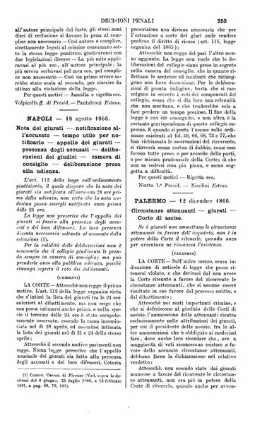 Annali della giurisprudenza italiana raccolta generale delle decisioni delle Corti di cassazione e d'appello in materia civile, criminale, commerciale, di diritto pubblico e amministrativo, e di procedura civile e penale