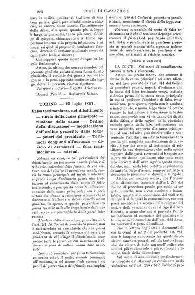 Annali della giurisprudenza italiana raccolta generale delle decisioni delle Corti di cassazione e d'appello in materia civile, criminale, commerciale, di diritto pubblico e amministrativo, e di procedura civile e penale