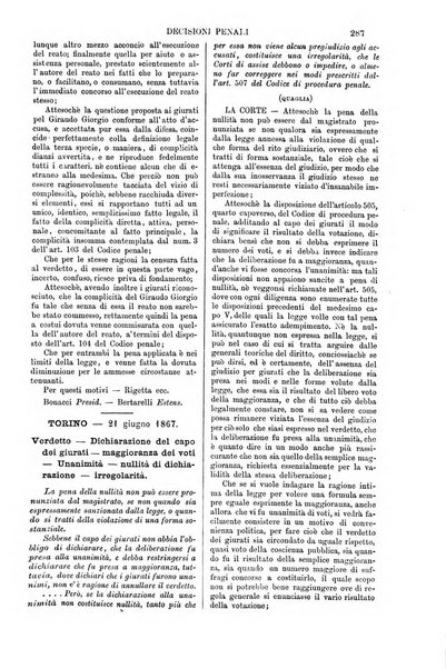 Annali della giurisprudenza italiana raccolta generale delle decisioni delle Corti di cassazione e d'appello in materia civile, criminale, commerciale, di diritto pubblico e amministrativo, e di procedura civile e penale