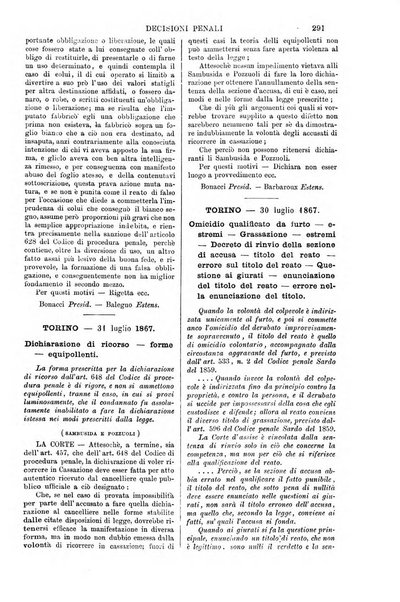 Annali della giurisprudenza italiana raccolta generale delle decisioni delle Corti di cassazione e d'appello in materia civile, criminale, commerciale, di diritto pubblico e amministrativo, e di procedura civile e penale