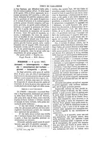 Annali della giurisprudenza italiana raccolta generale delle decisioni delle Corti di cassazione e d'appello in materia civile, criminale, commerciale, di diritto pubblico e amministrativo, e di procedura civile e penale